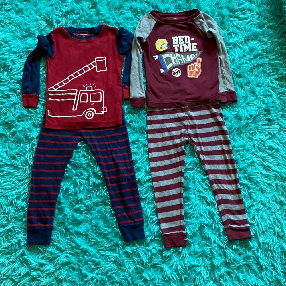 Matching toddler set pajamas